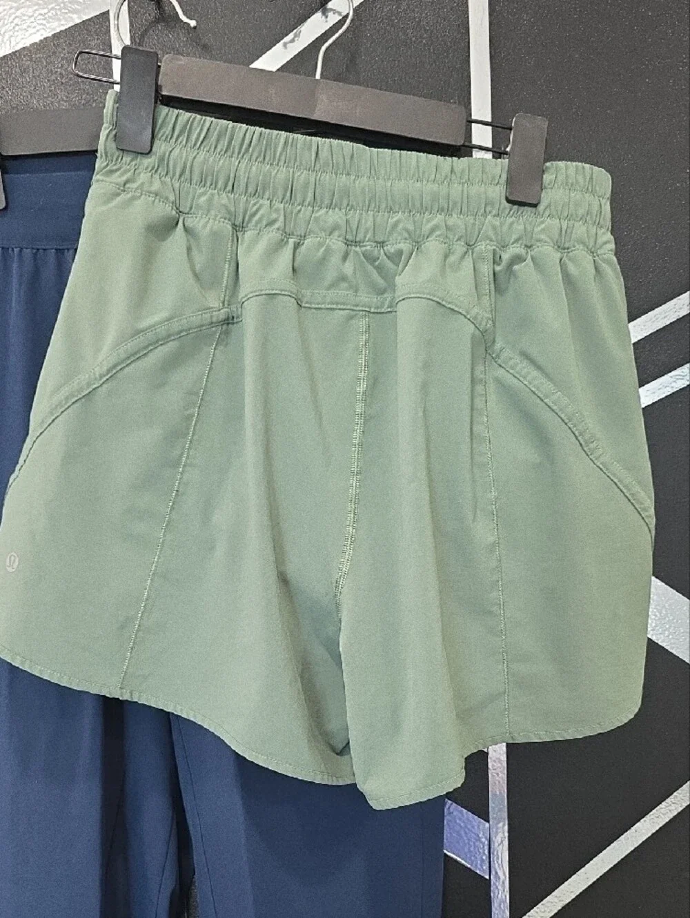 lululemon athletica Sage Green Elastic-Waist Athletic Shorts - Picture 2 of 8